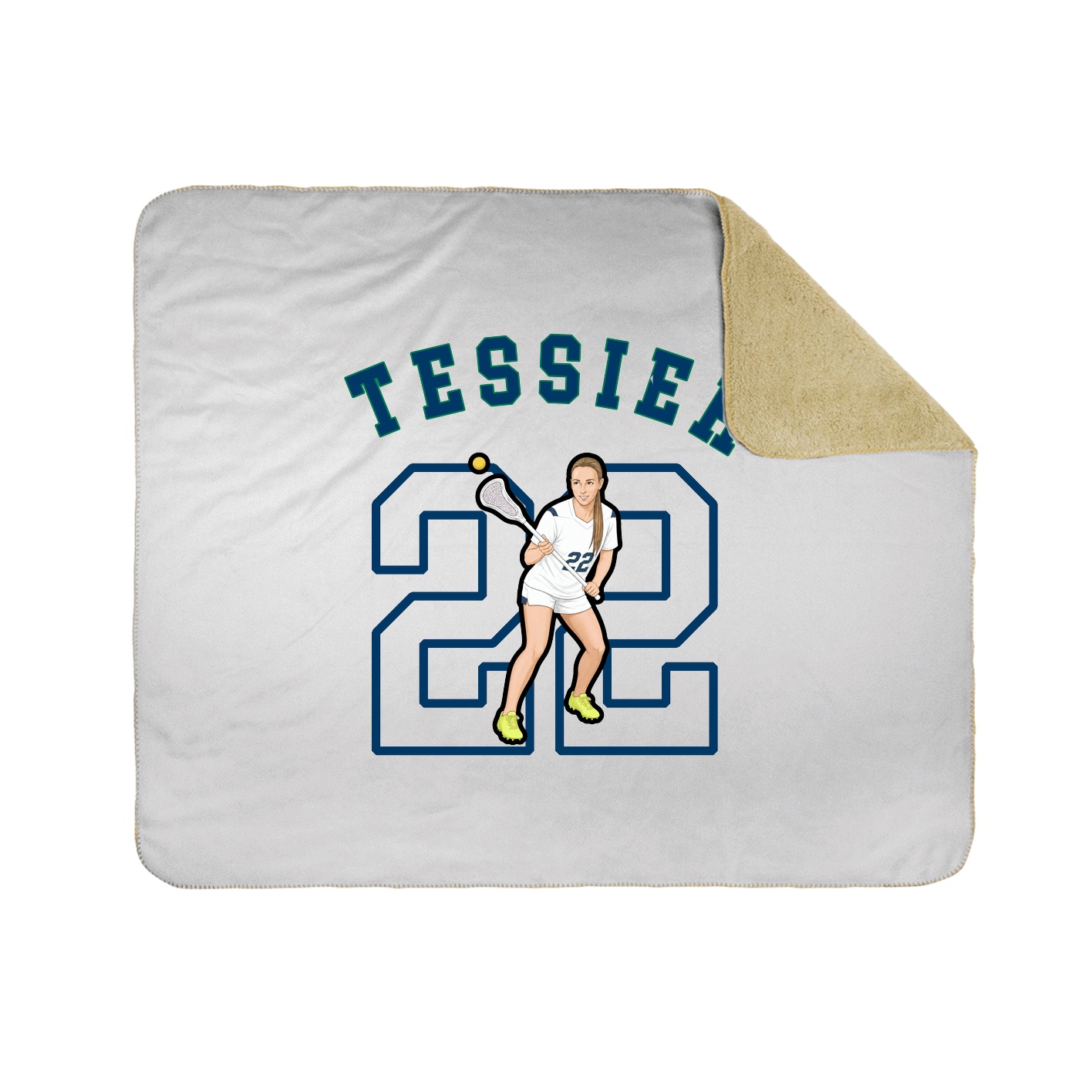 Throw Blanket — Shirsey Arch in White