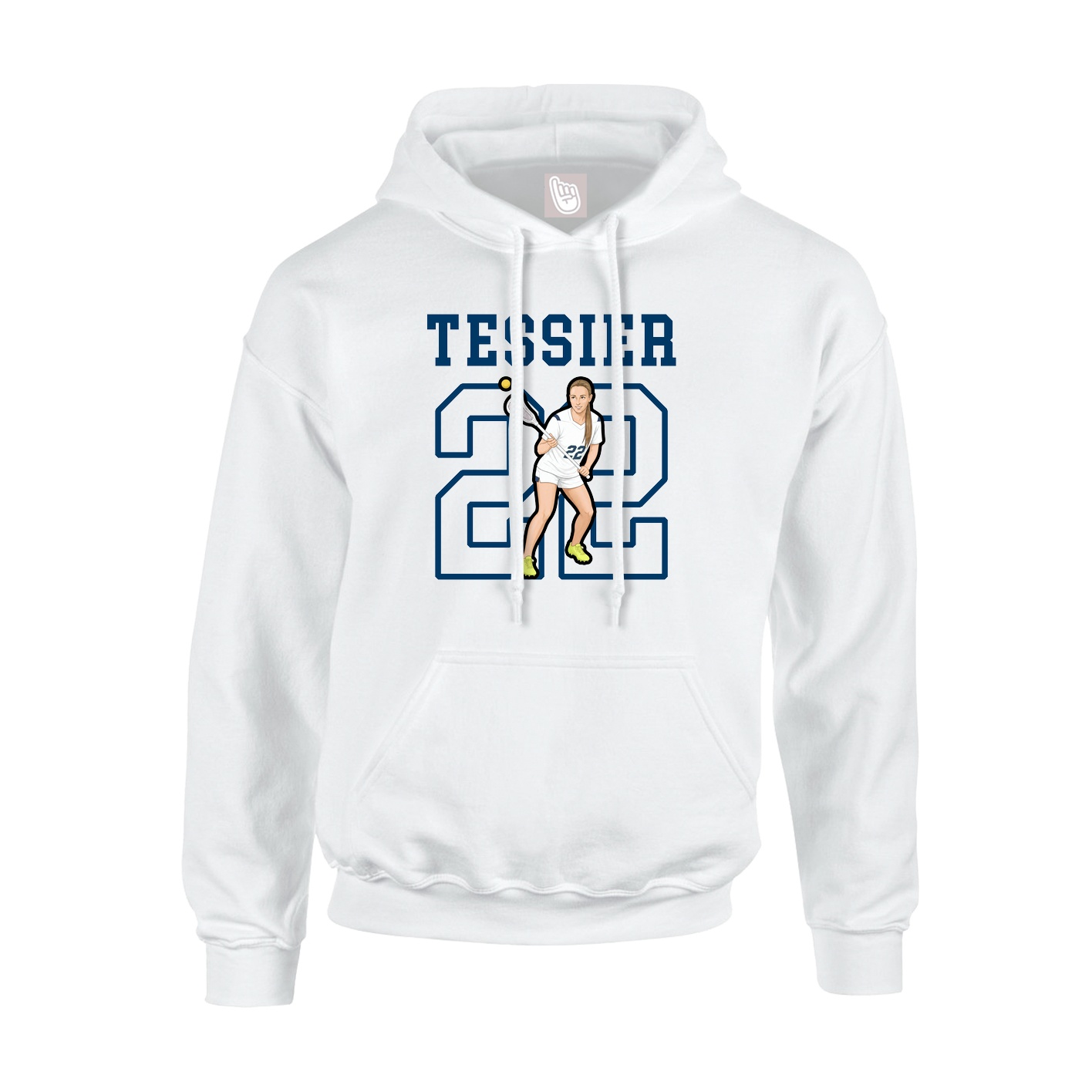 Youth Hoodie — Shirsey in White