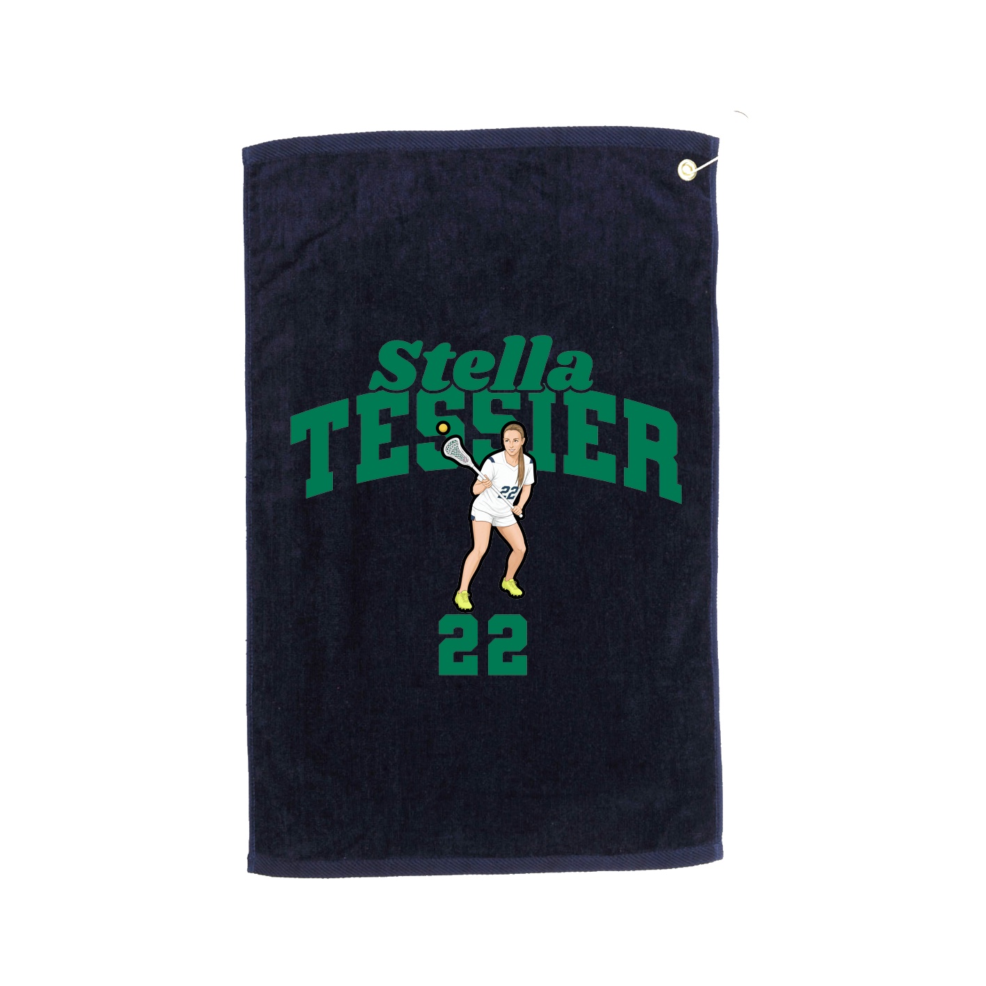 Golf Towel — Signature Arch in Navy