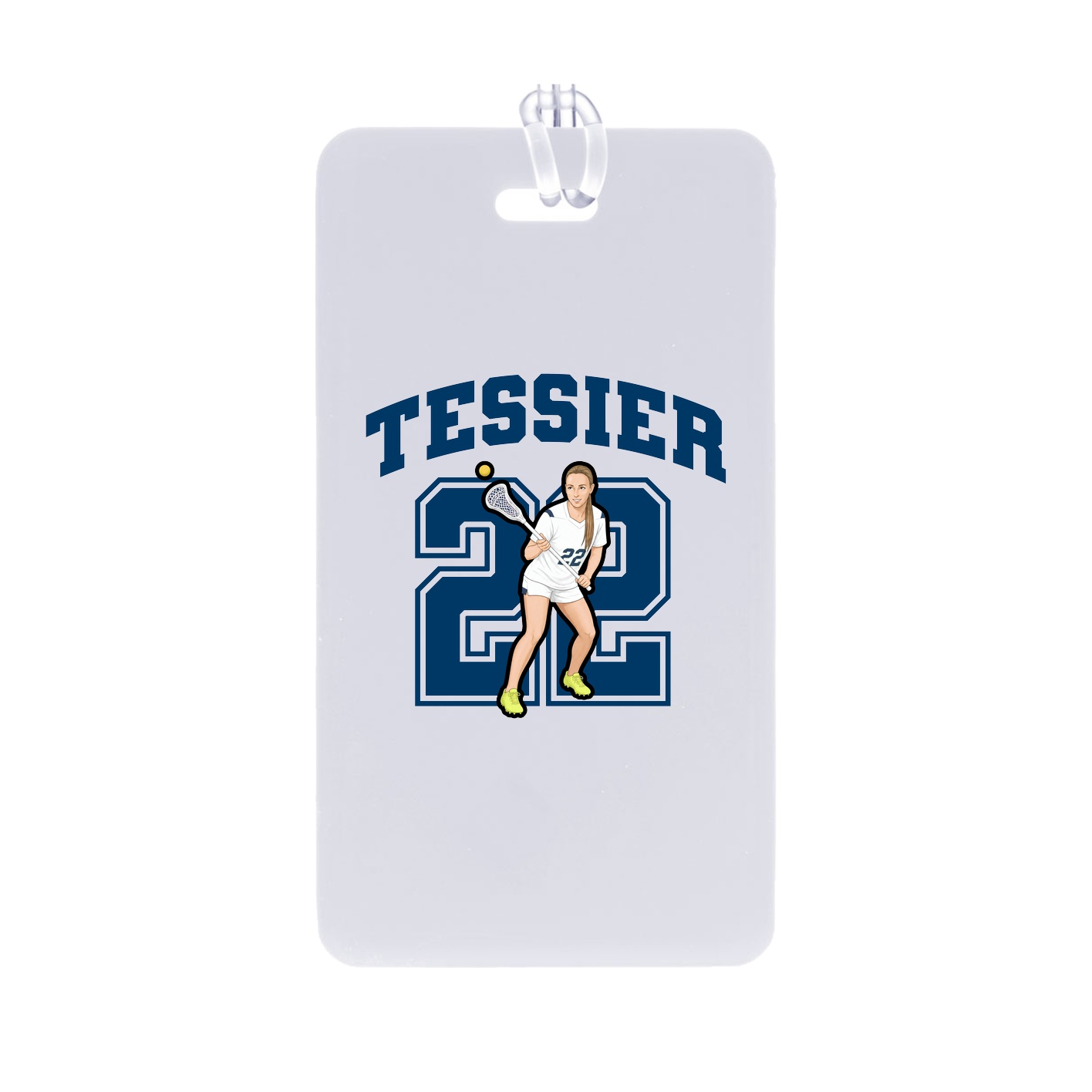 Bag Tag — Number in Classic