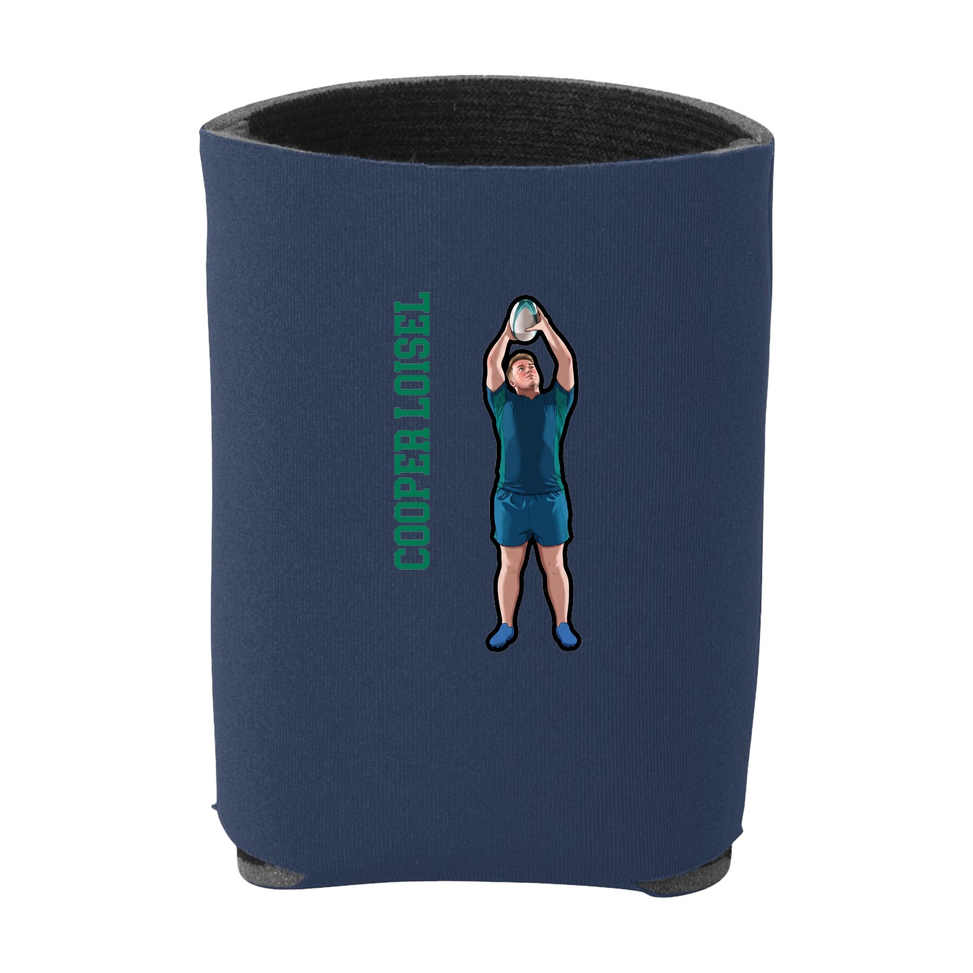 Can Holder — Name Vertical in Navy