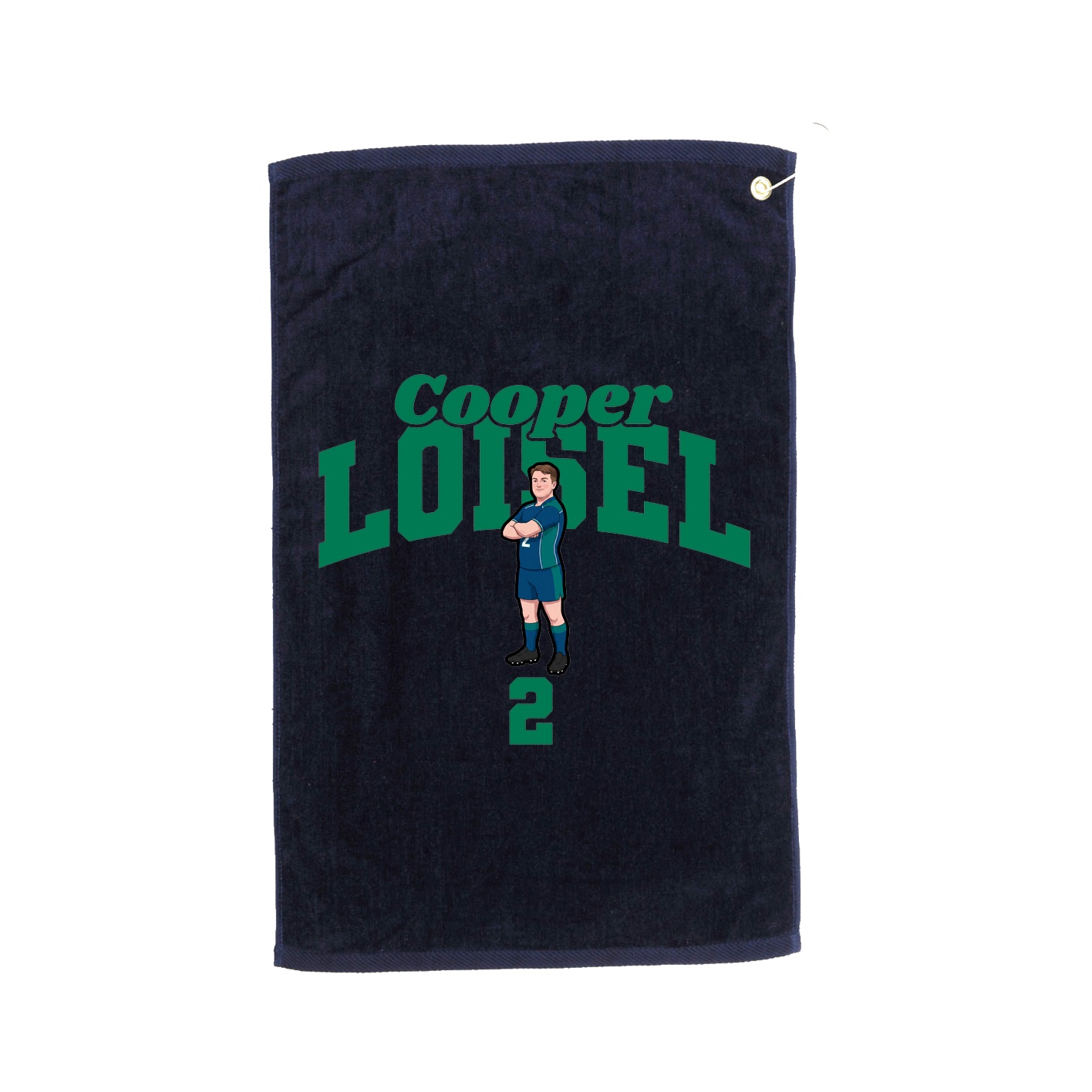 Golf Towel — Signature Arch in Navy