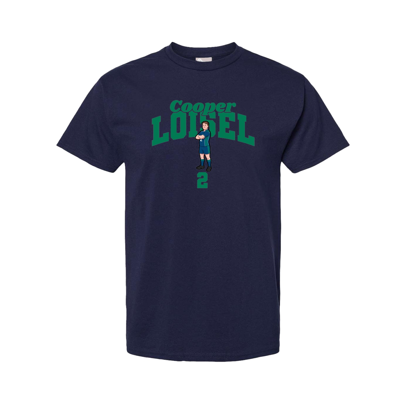Tee — Signature Arch in Navy