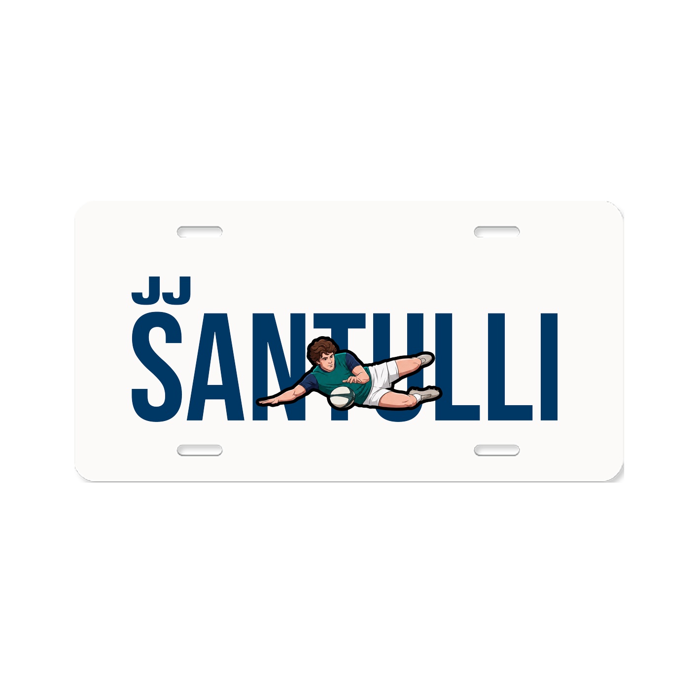 License Plate — Player Name in Classic