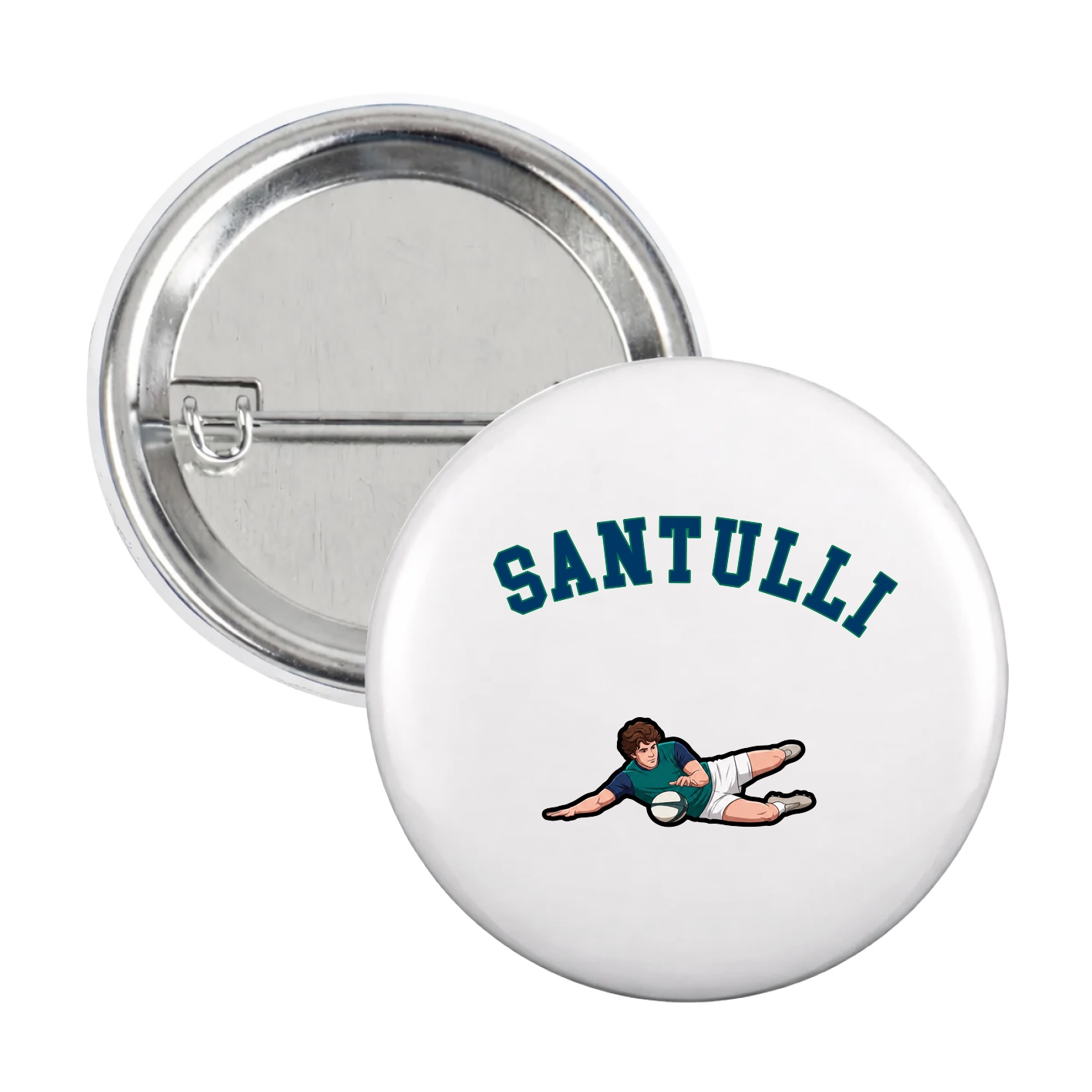 Game Day Button — Shirsey Arch in White
