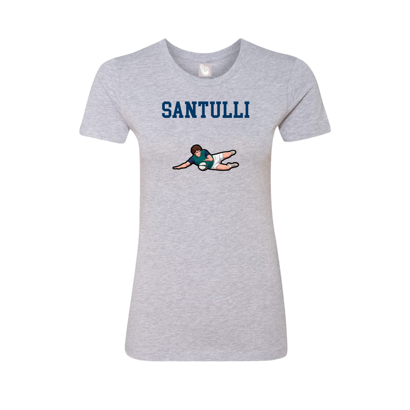 Fitted Women's Tee — Shirsey in Grey