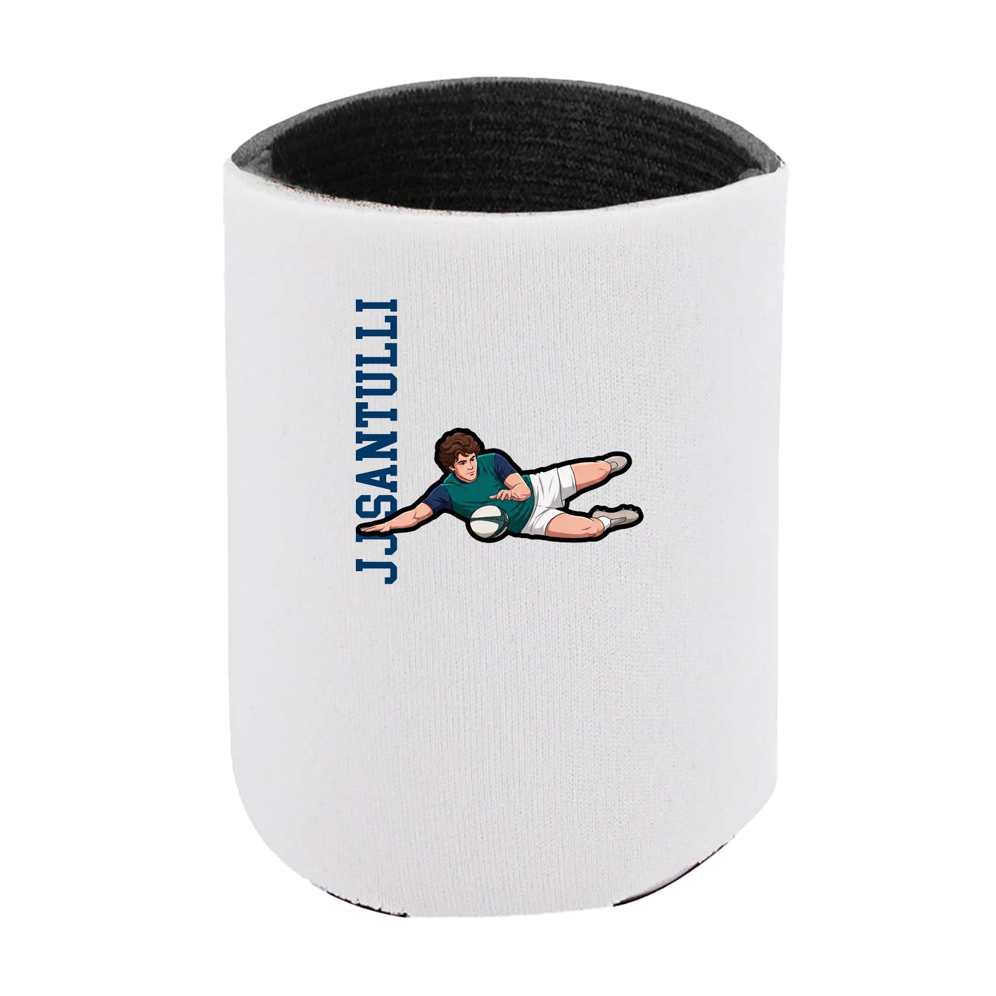 Can Holder — Name Vertical in White