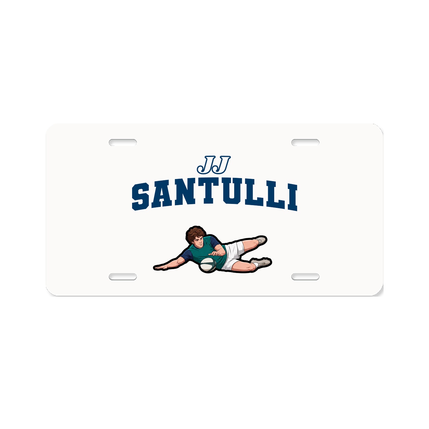 License Plate — Name Arch in Classic