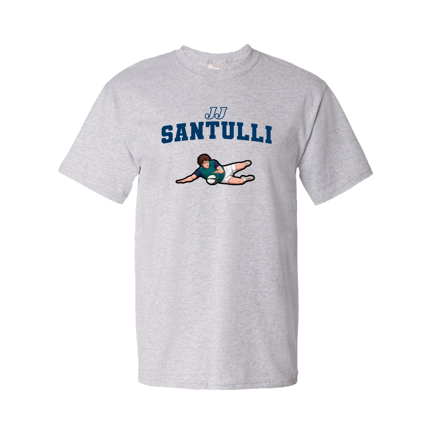 Tee — Name Arch in Grey