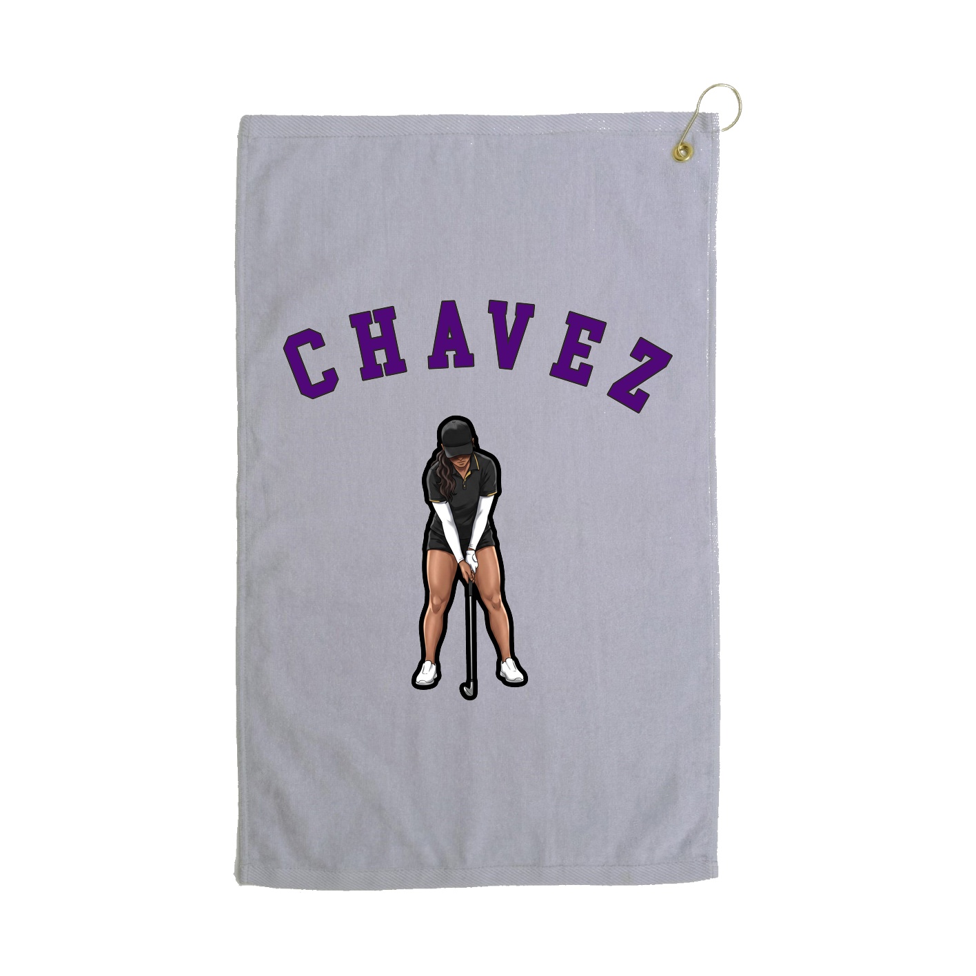 Golf Towel — Shirsey Arch in Grey