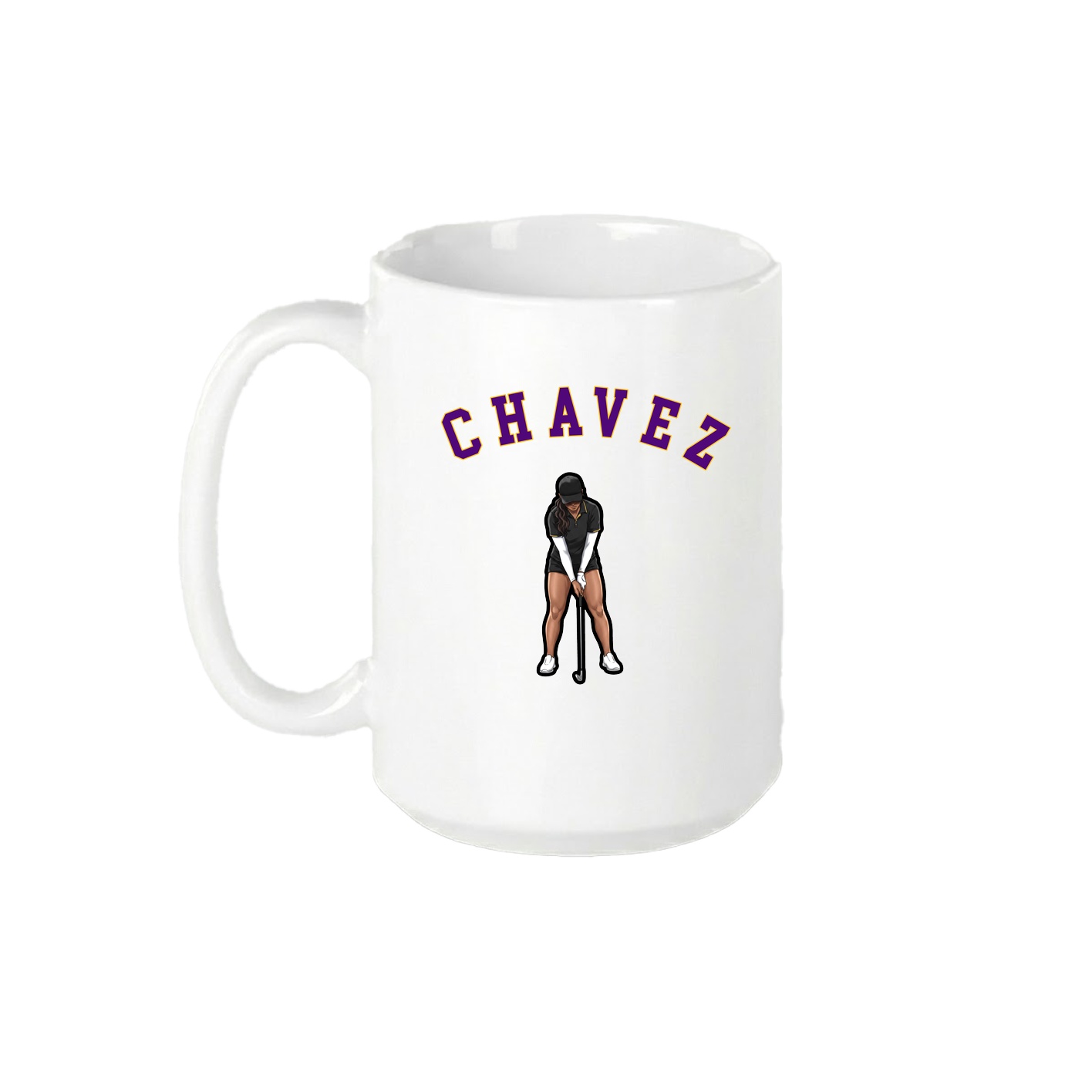 15oz Coffee Mug — Shirsey Arch in White