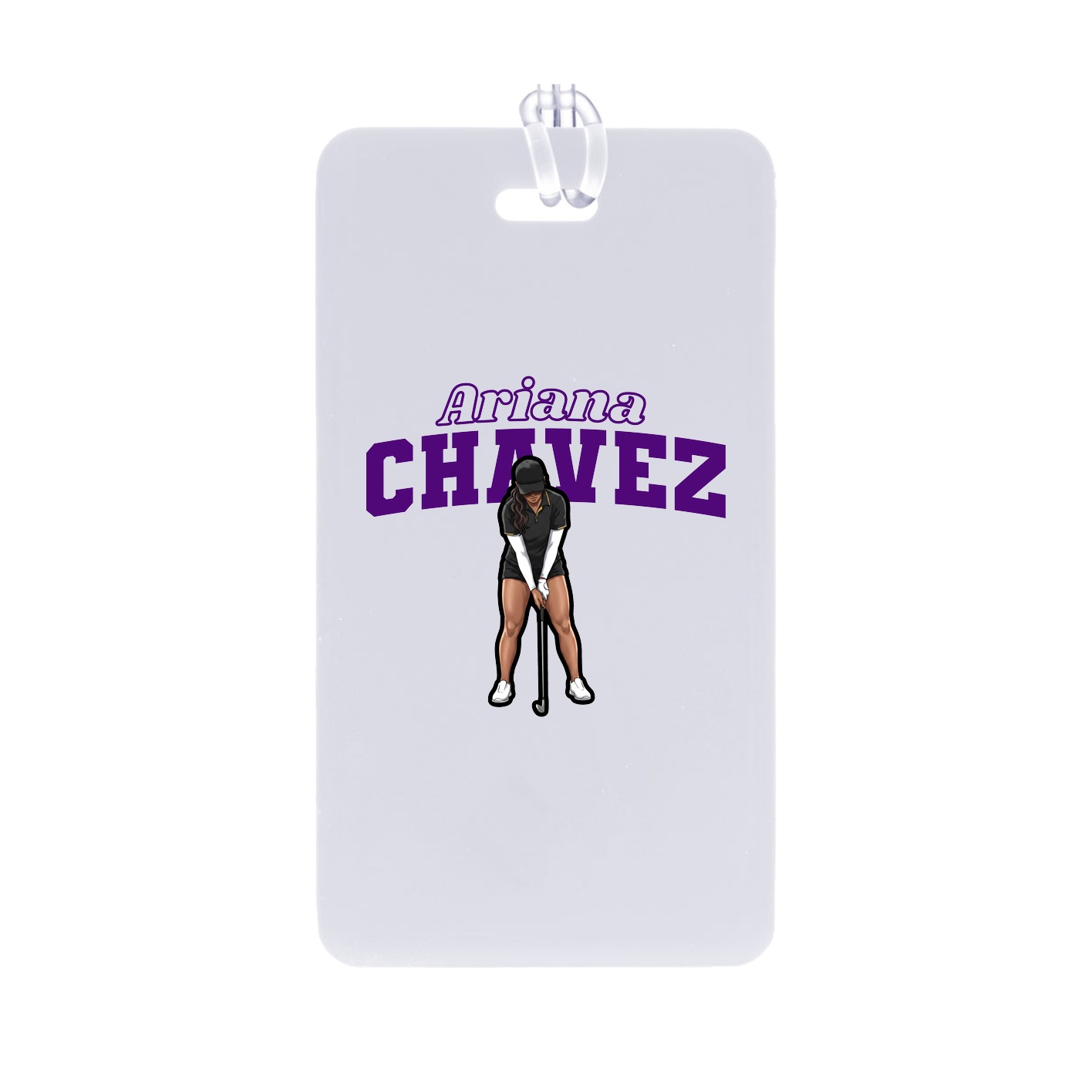 Bag Tag — Name Arch in Classic