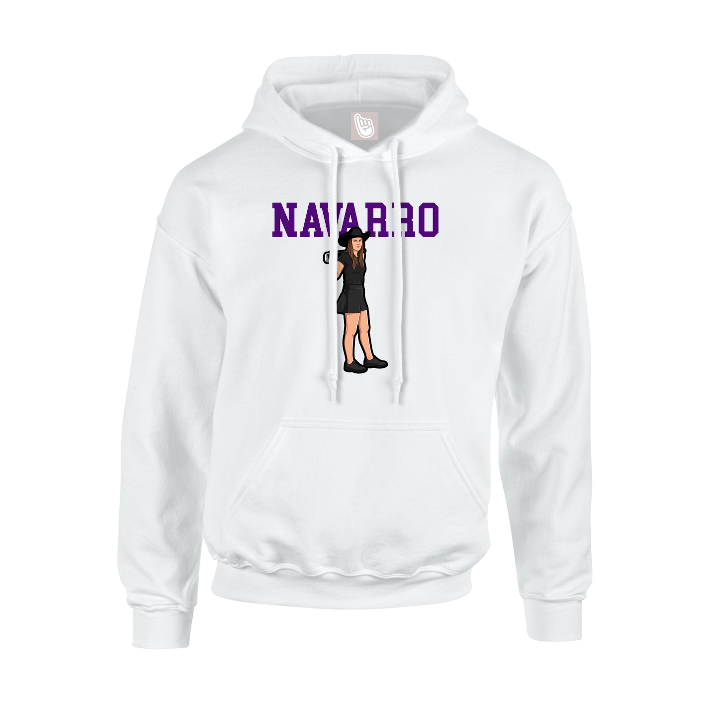 Hoodie — Classic in White