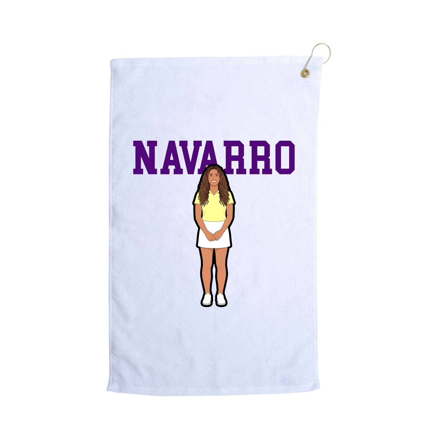 Golf Towel — Classic in White