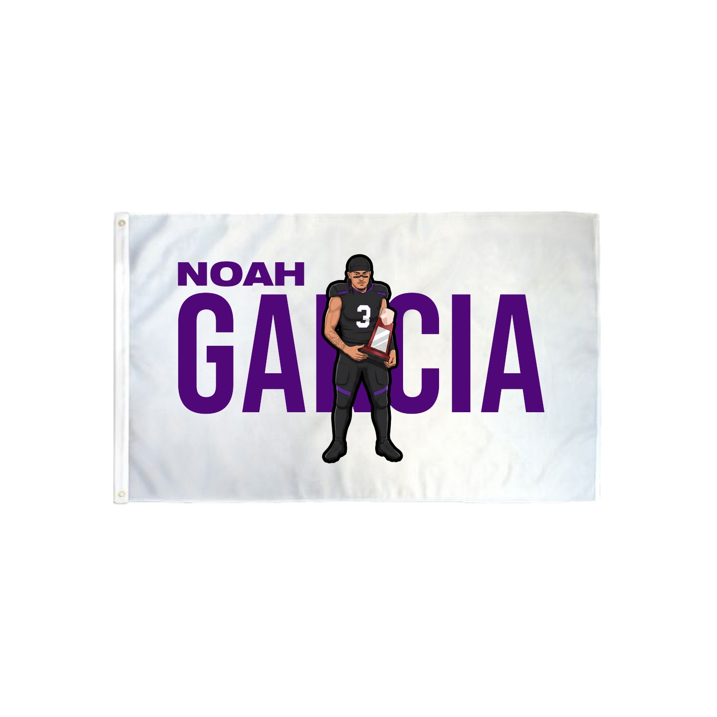 3x5 Flag — Player Name in Classic