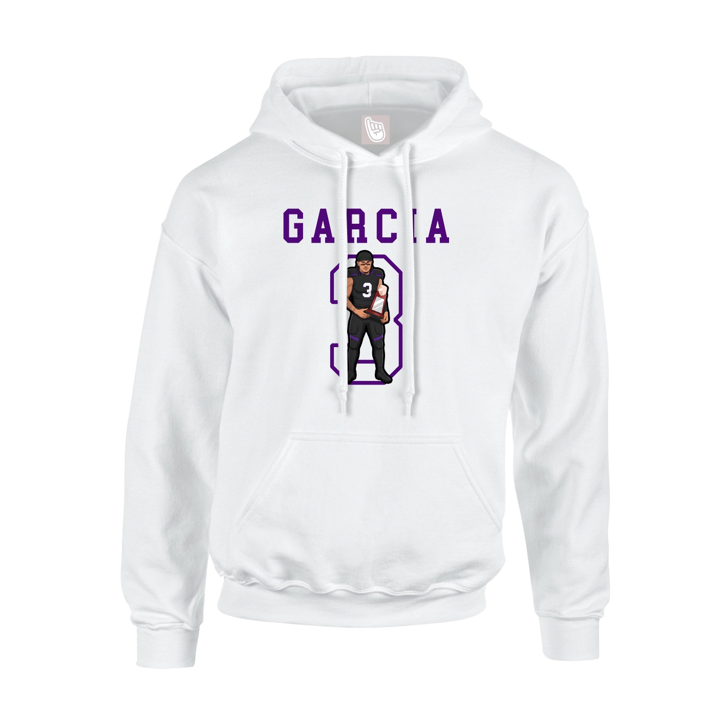 Hoodie — Shirsey in White