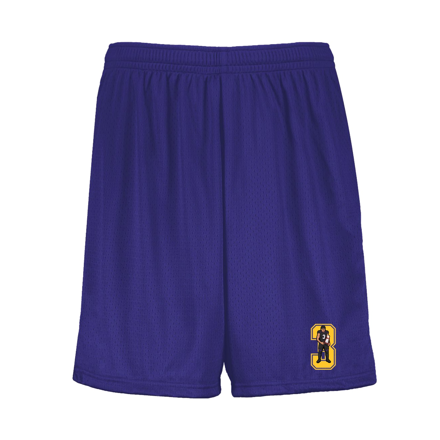 Shorts — Number in Purple