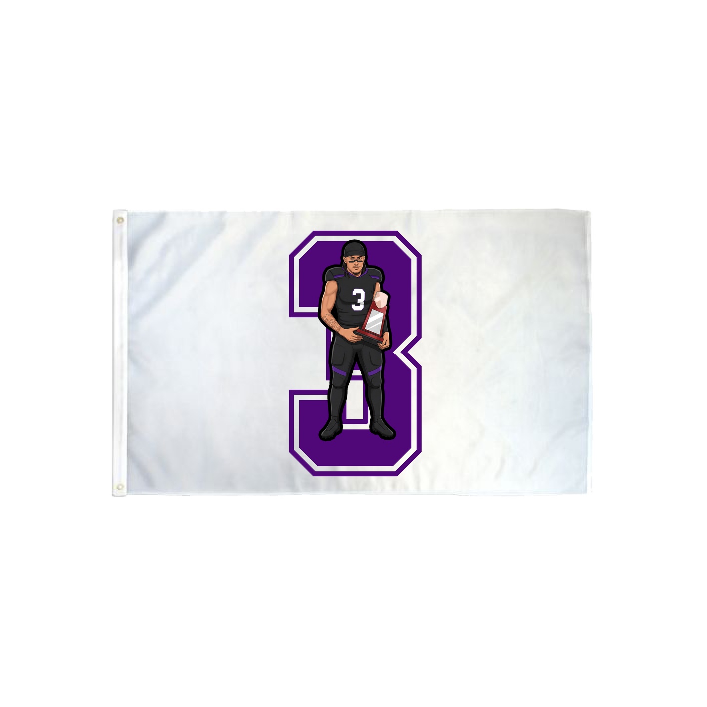 3x5 Flag — Number in Classic