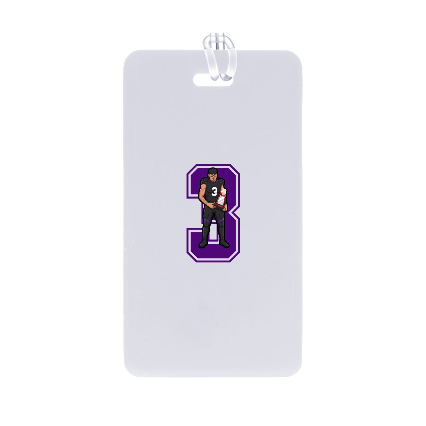 Bag Tag — Number in Classic