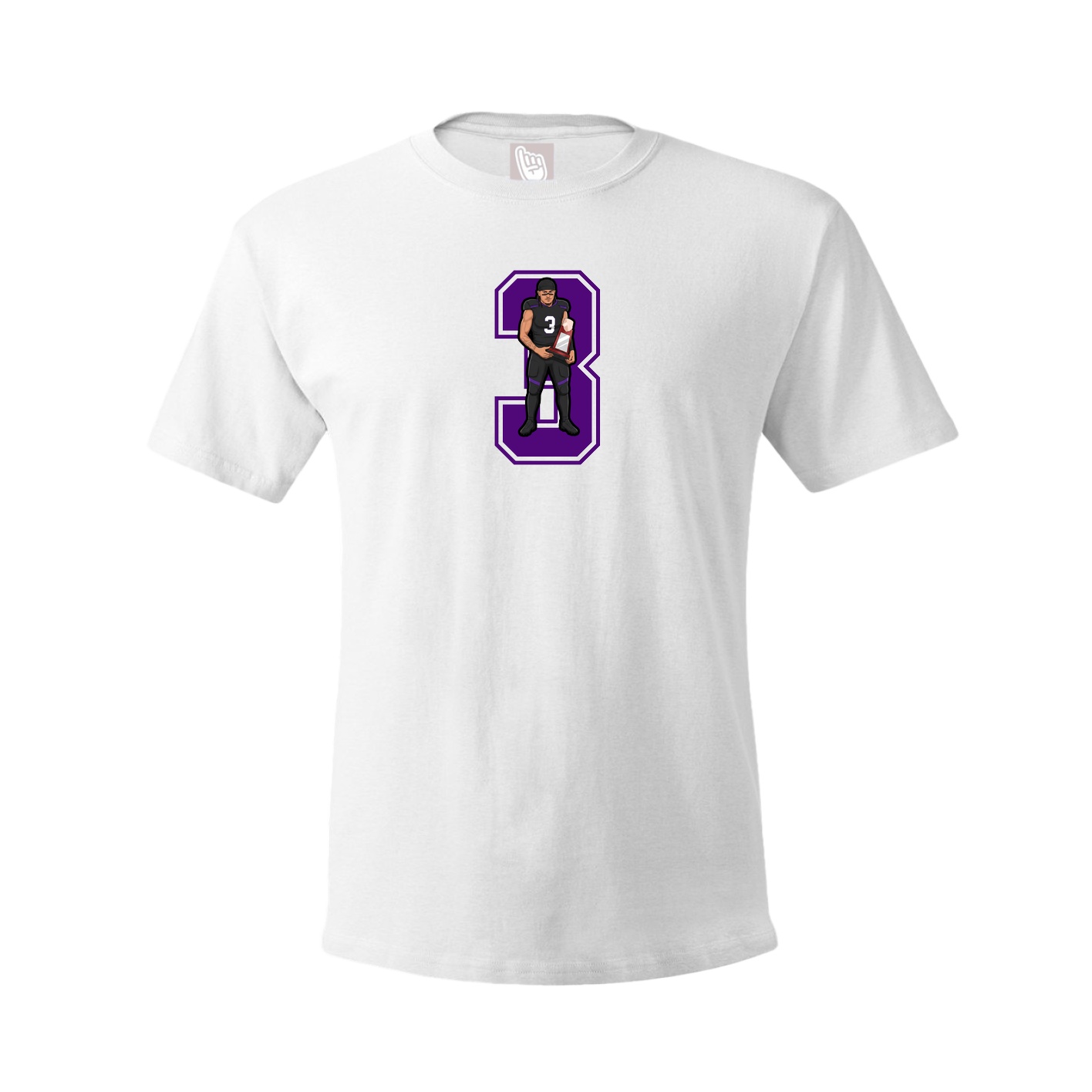 Tee — Number in White