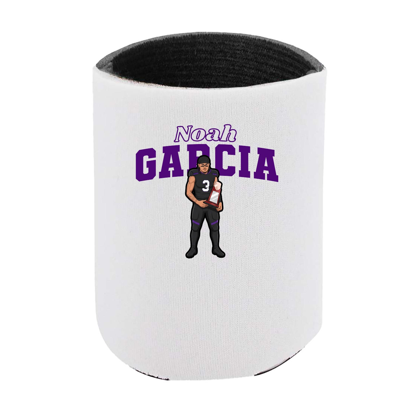 Can Holder — Name Arch in White
