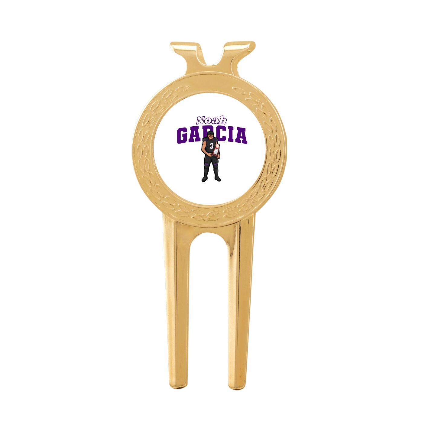 Divot Tool with Ball Marker — Name Arch in Classic