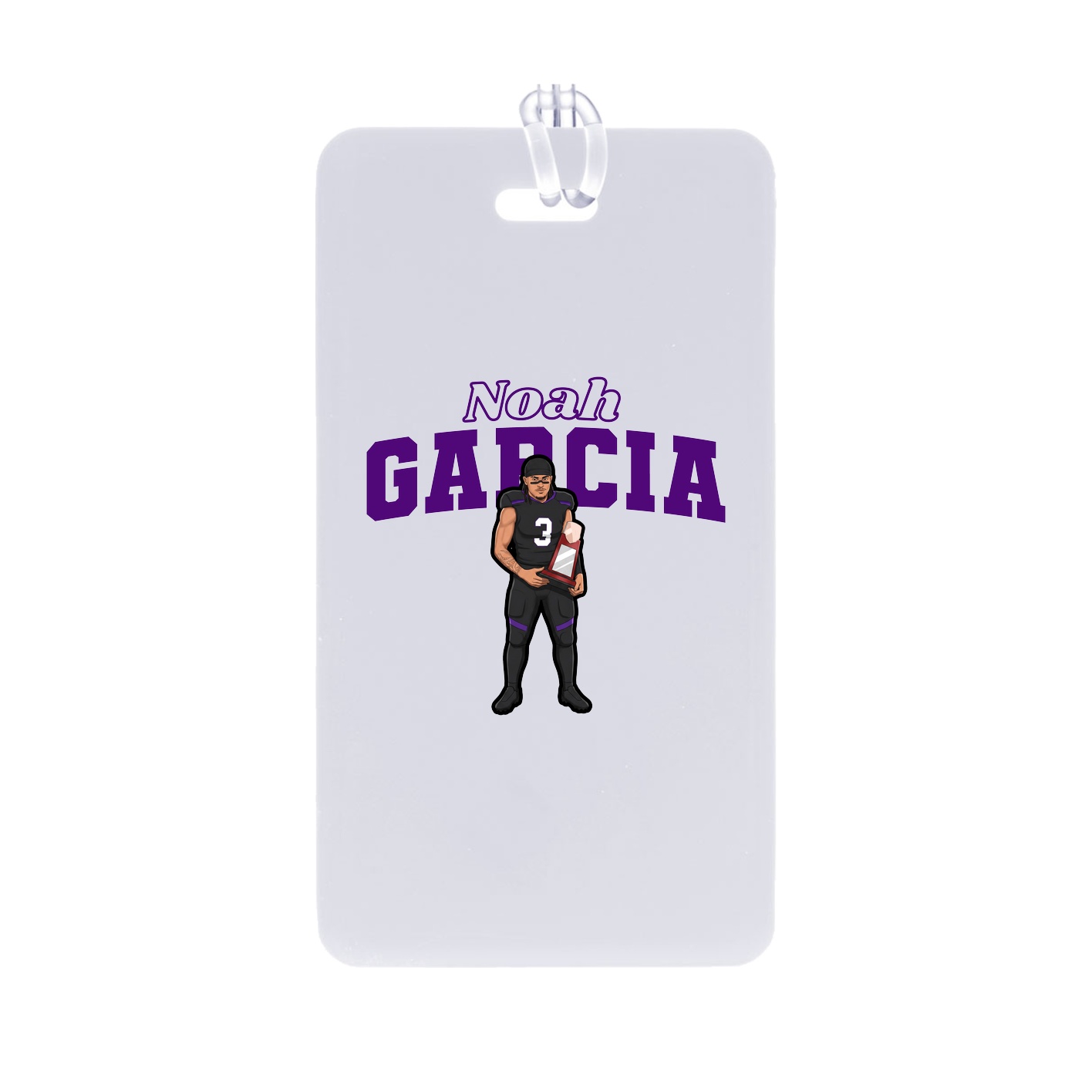 Bag Tag — Name Arch in Classic