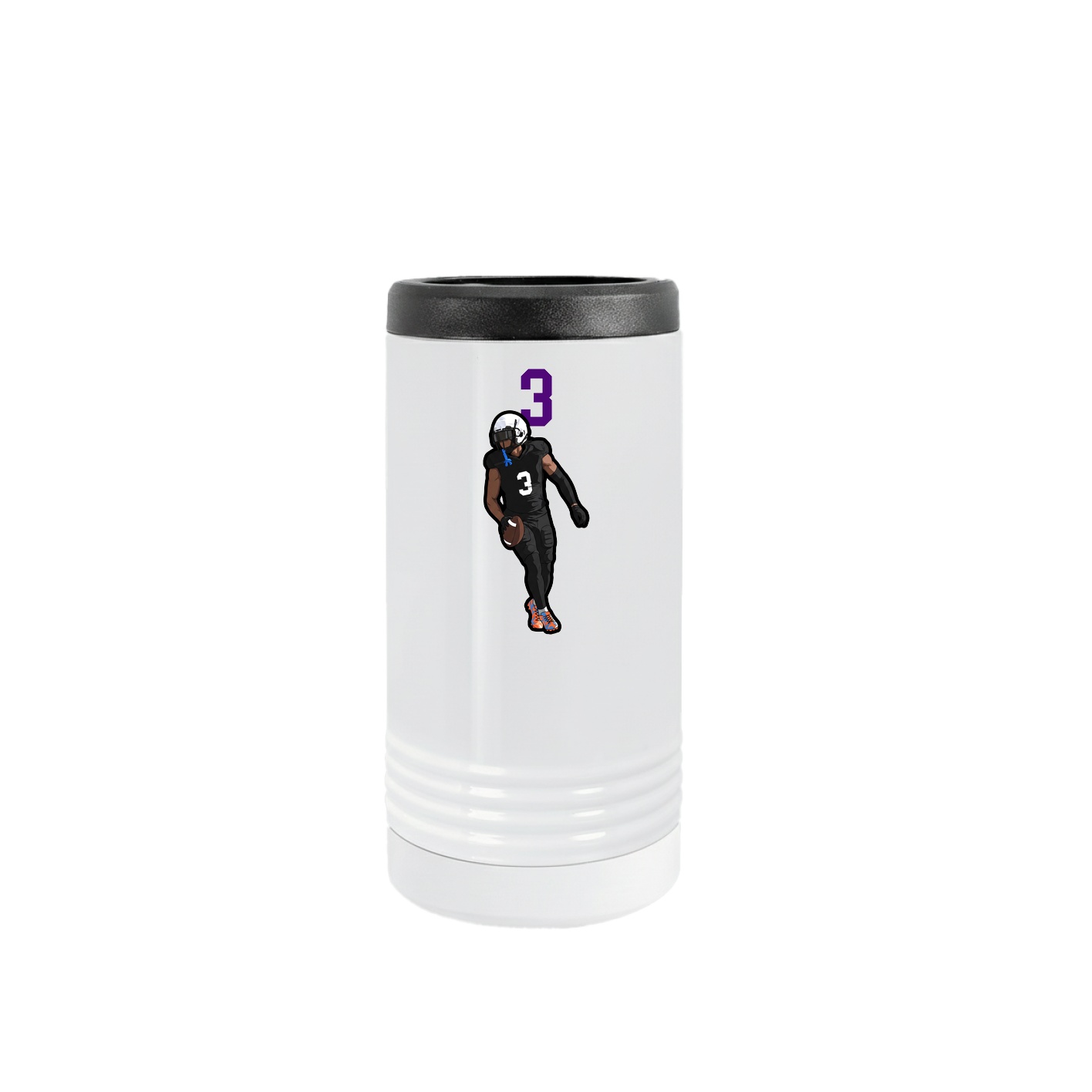 Slim Beverage Holder — Number Top in White