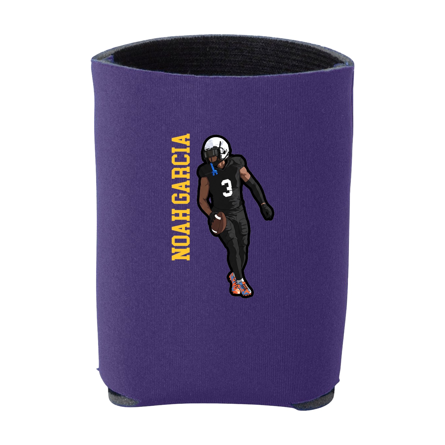 Can Holder — Name Vertical in Purple