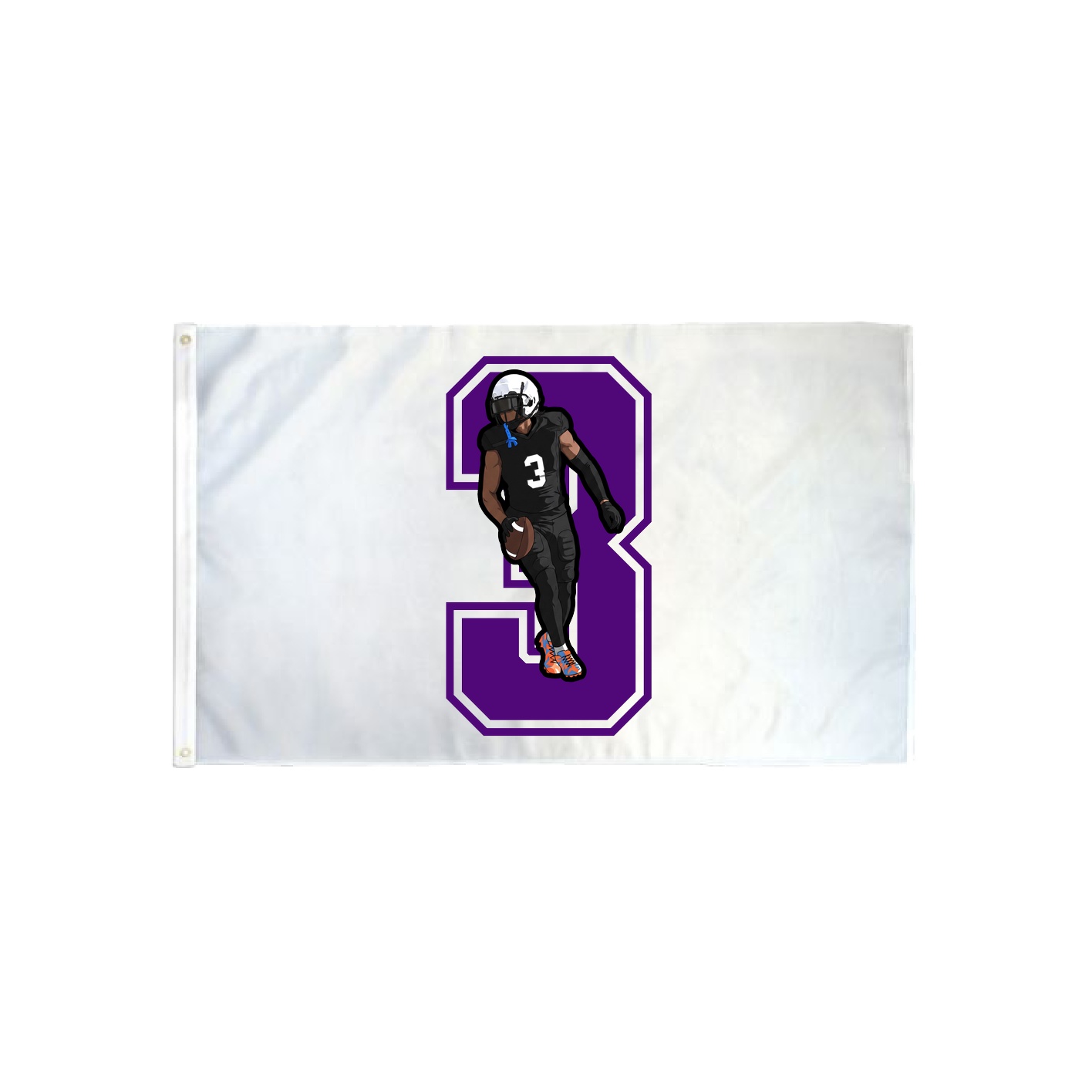 3x5 Flag — Number in Classic