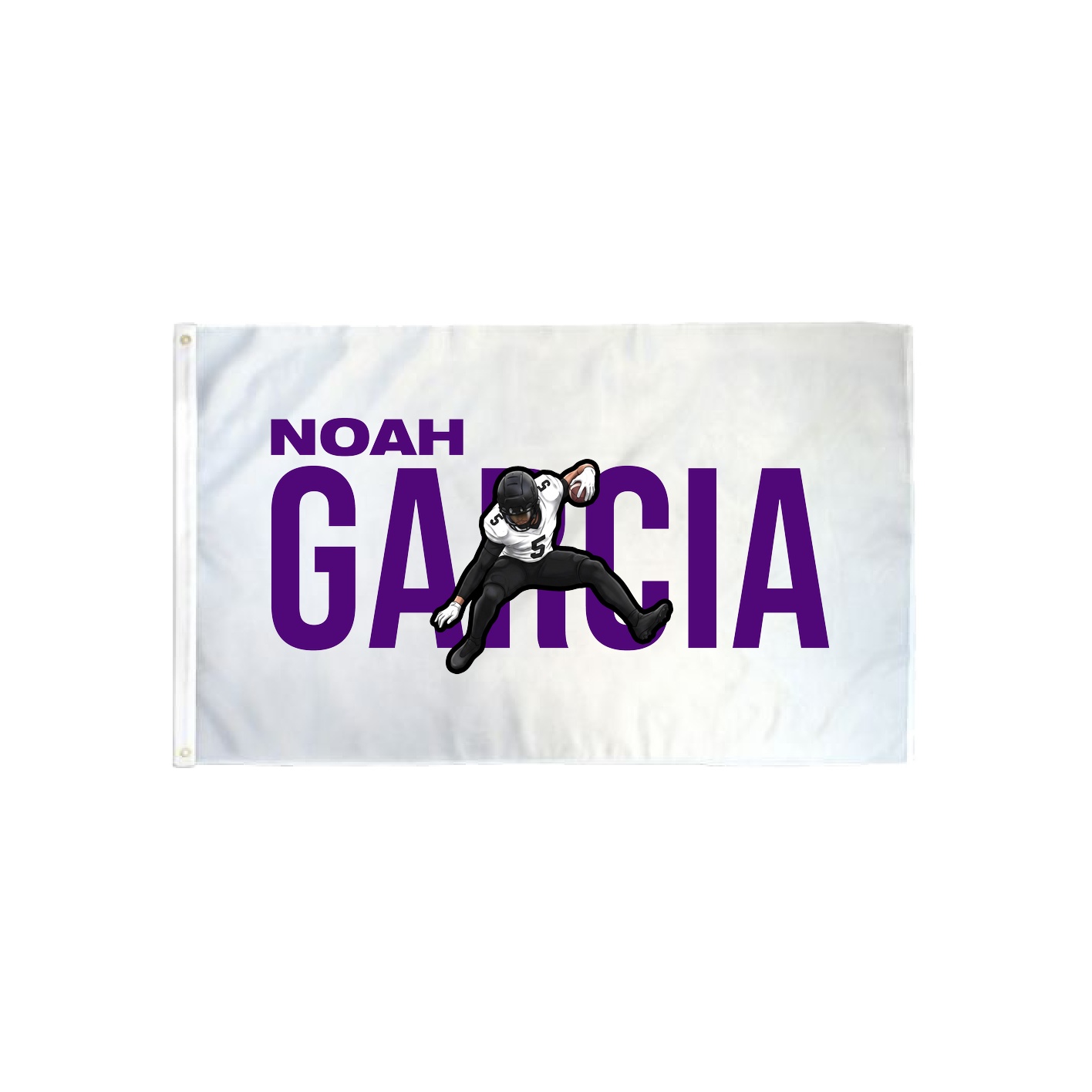 3x5 Flag — Player Name in Classic