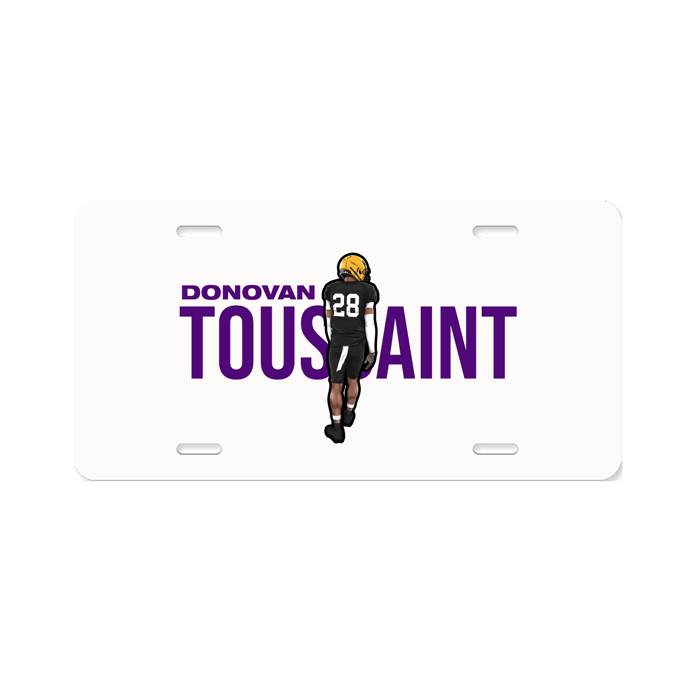 License Plate — Player Name in Classic