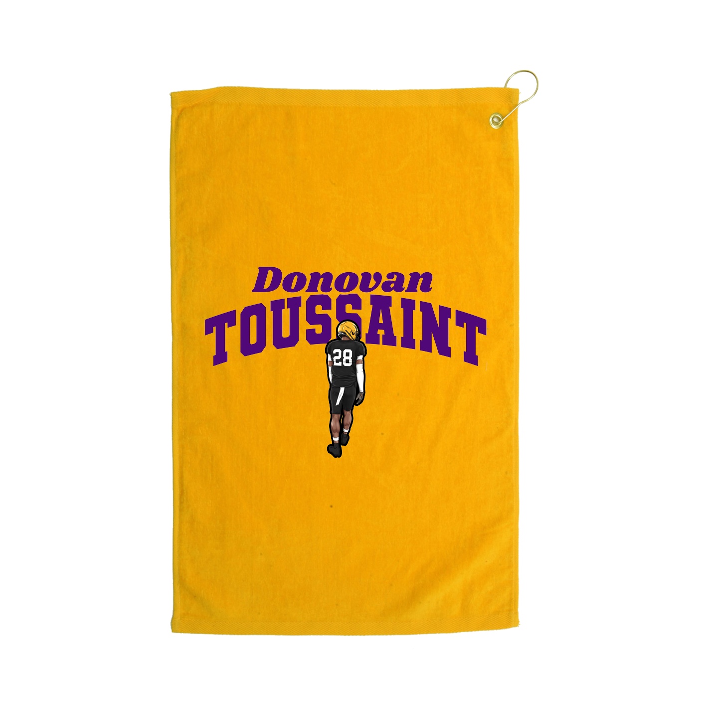 Golf Towel — Signature Arch in Gold