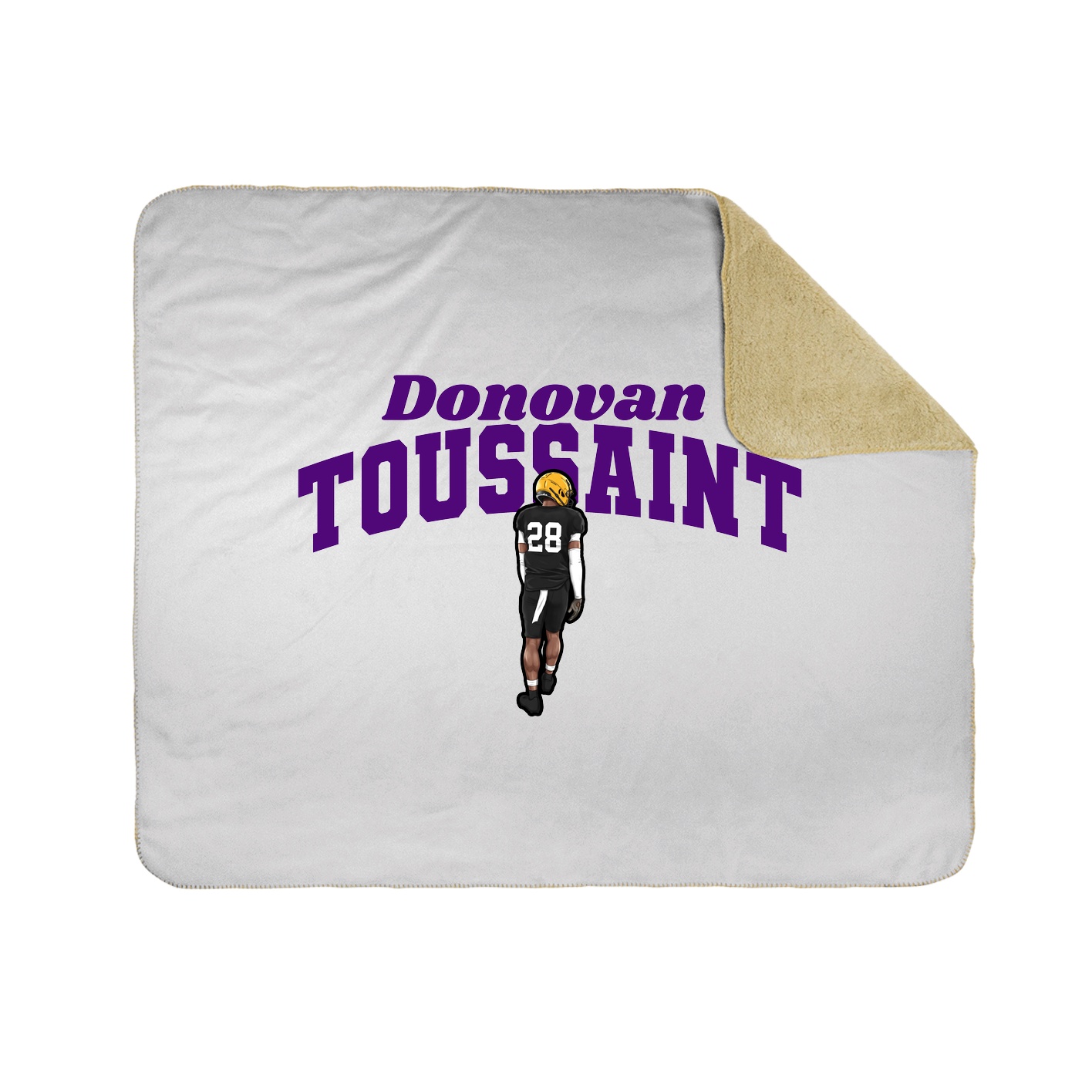 Throw Blanket — Signature Arch in White