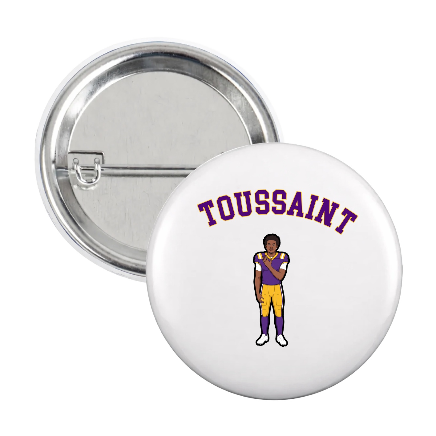 Game Day Button — Shirsey Arch in White