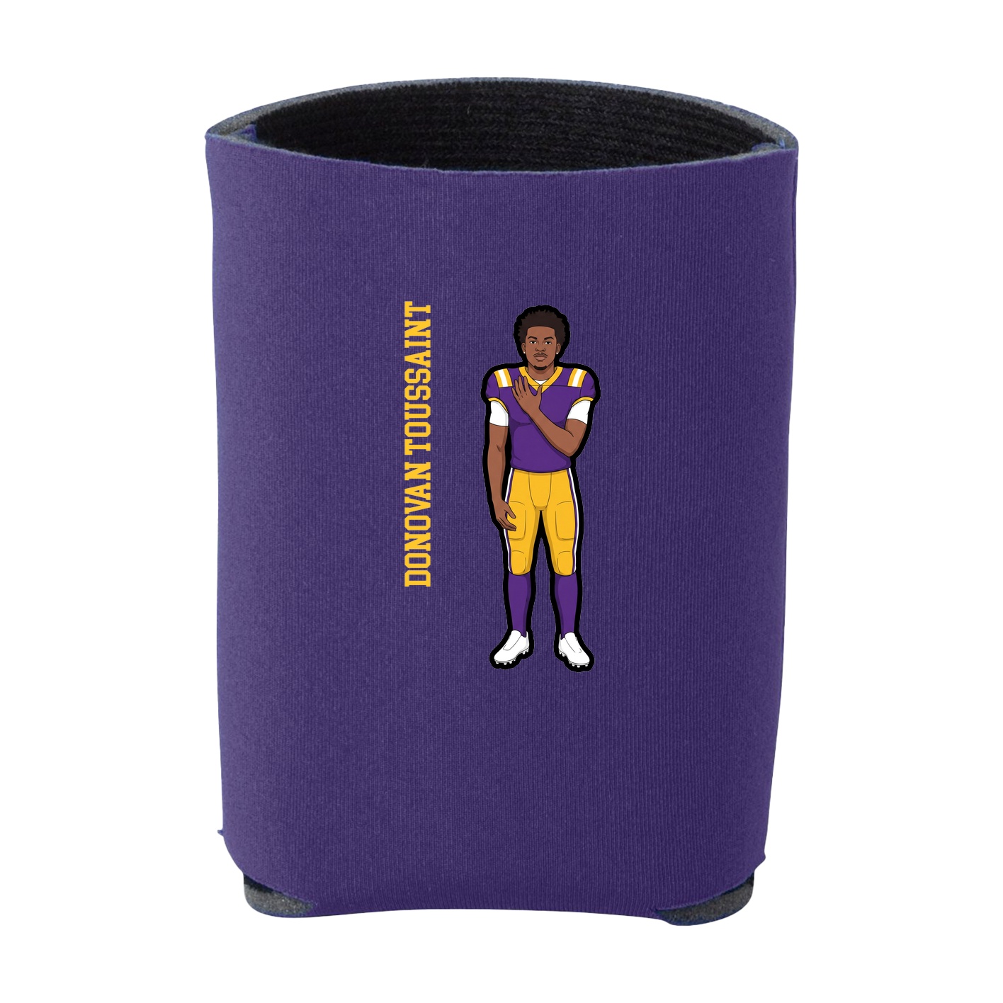Can Holder — Name Vertical in Purple