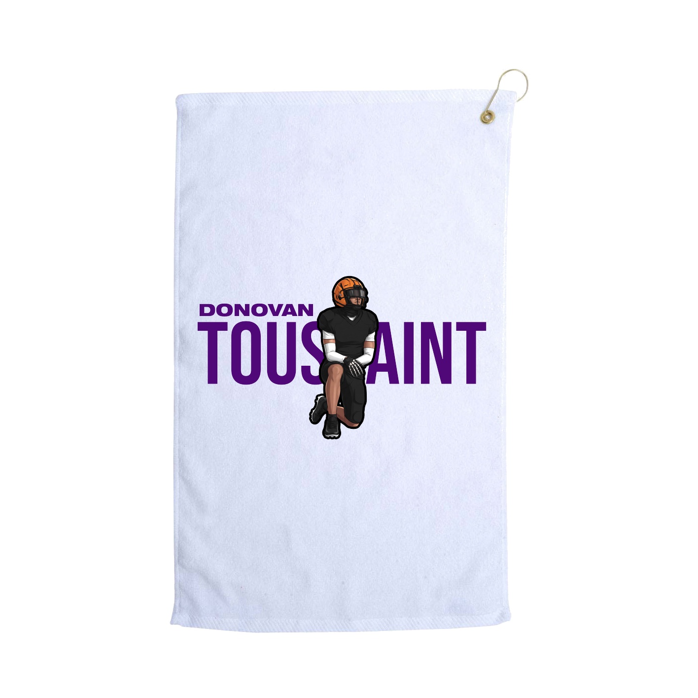 Golf Towel — Player Name in White