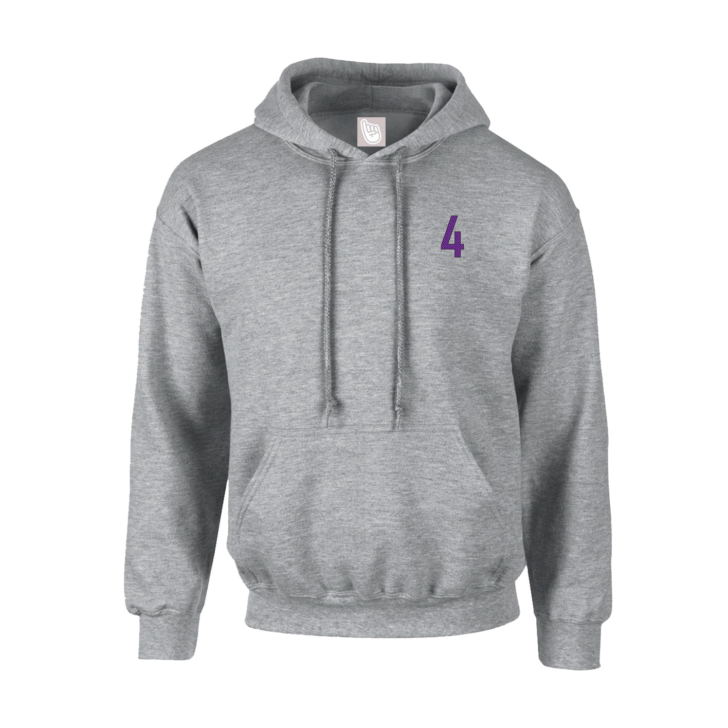Hoodie — Front Shirsy in Grey