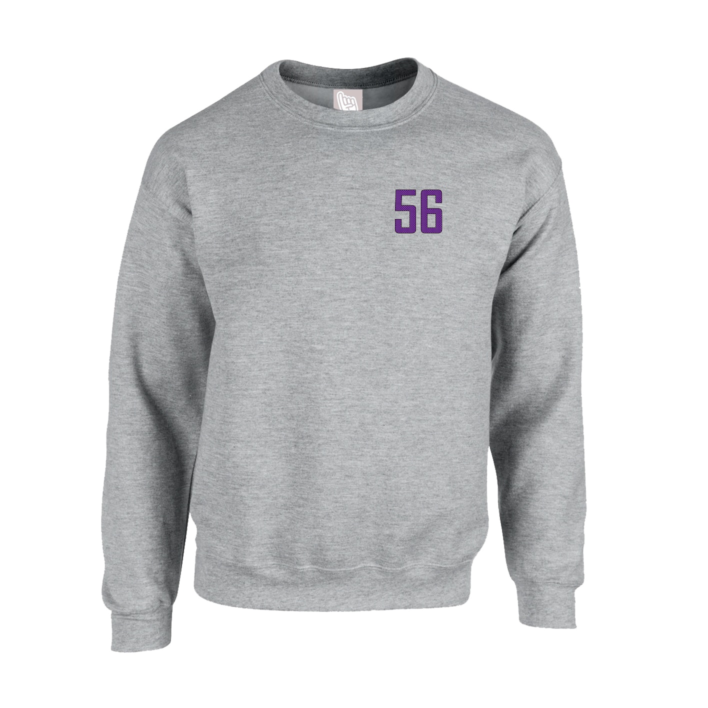 Fleece Crew — Front Shirsy in Grey