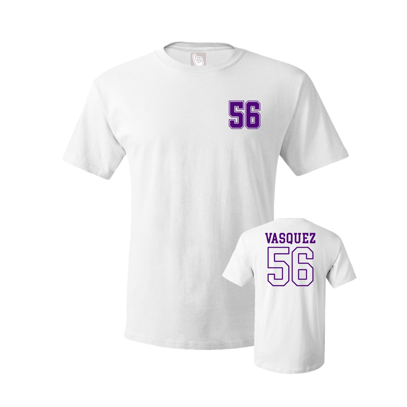 Tee — Chest Back in White