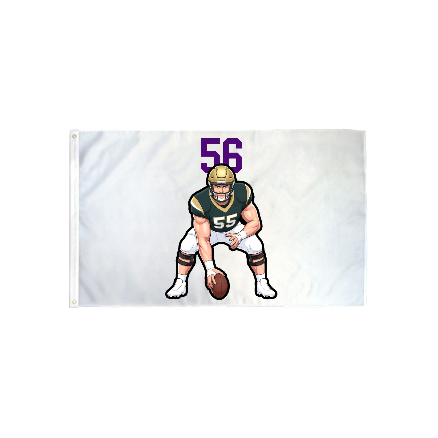 3x5 Flag — Number Top in Classic