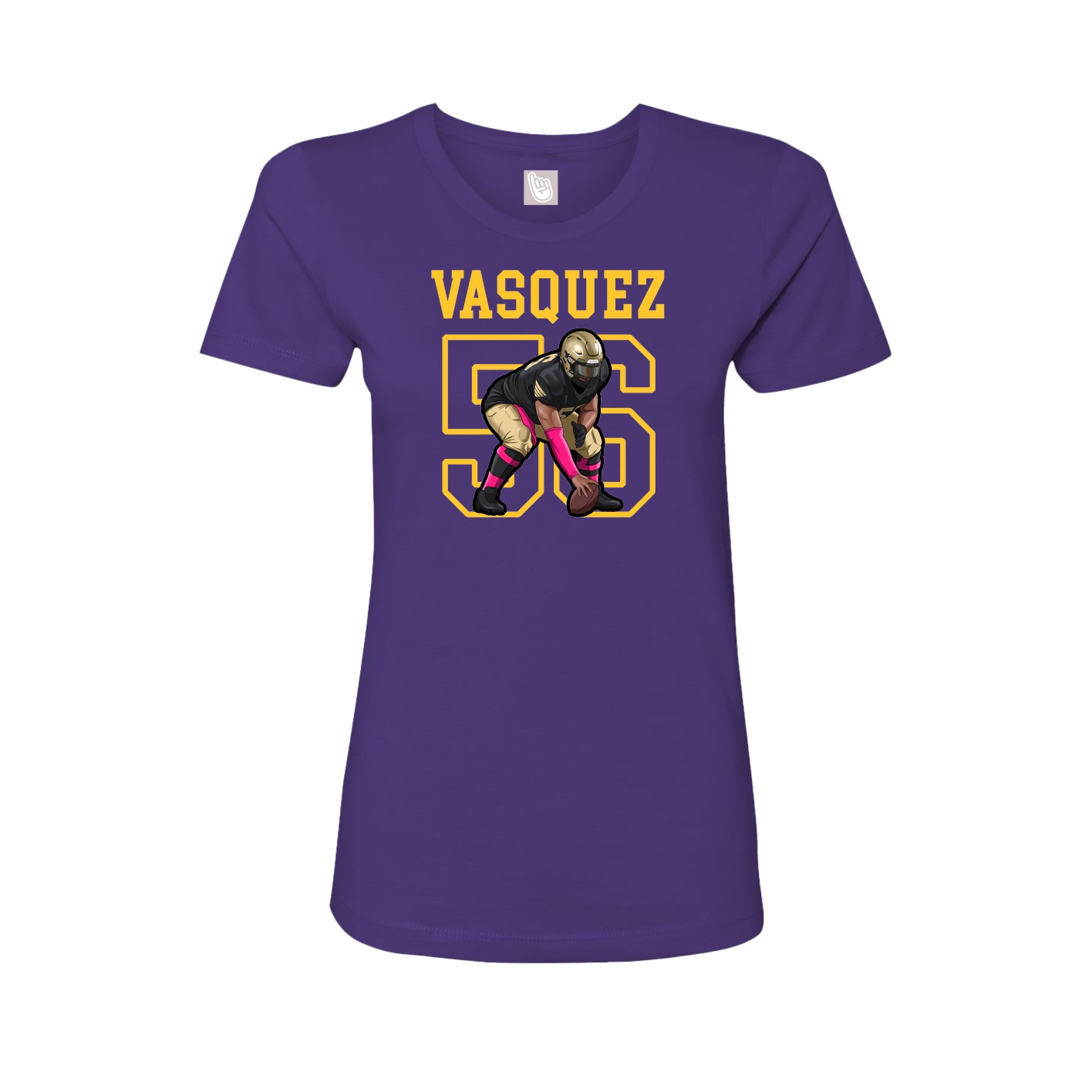 Fitted Women's Tee — Shirsey in Purple