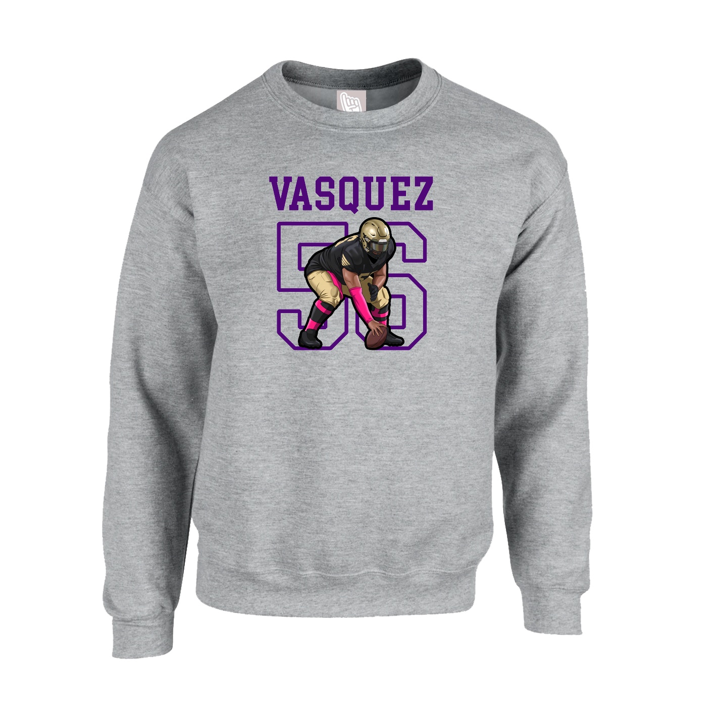 Fleece Crew — Shirsey in Grey