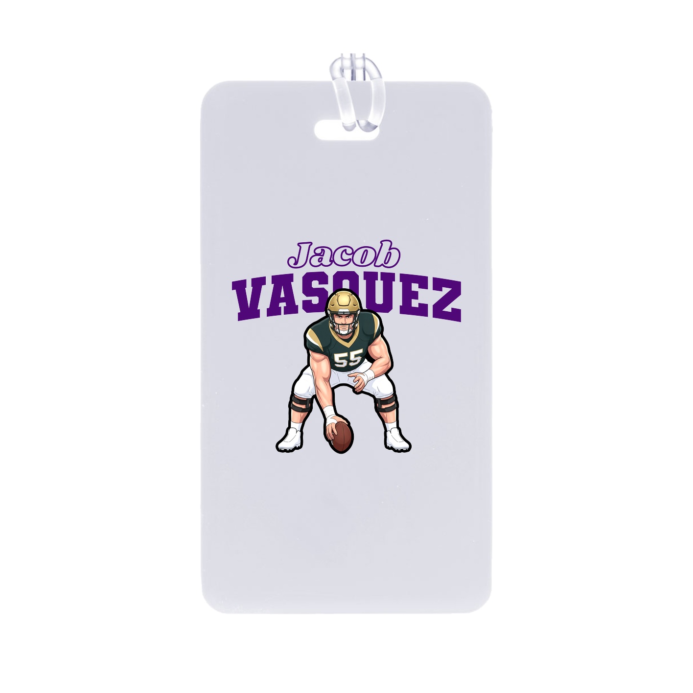 Bag Tag — Name Arch in Classic