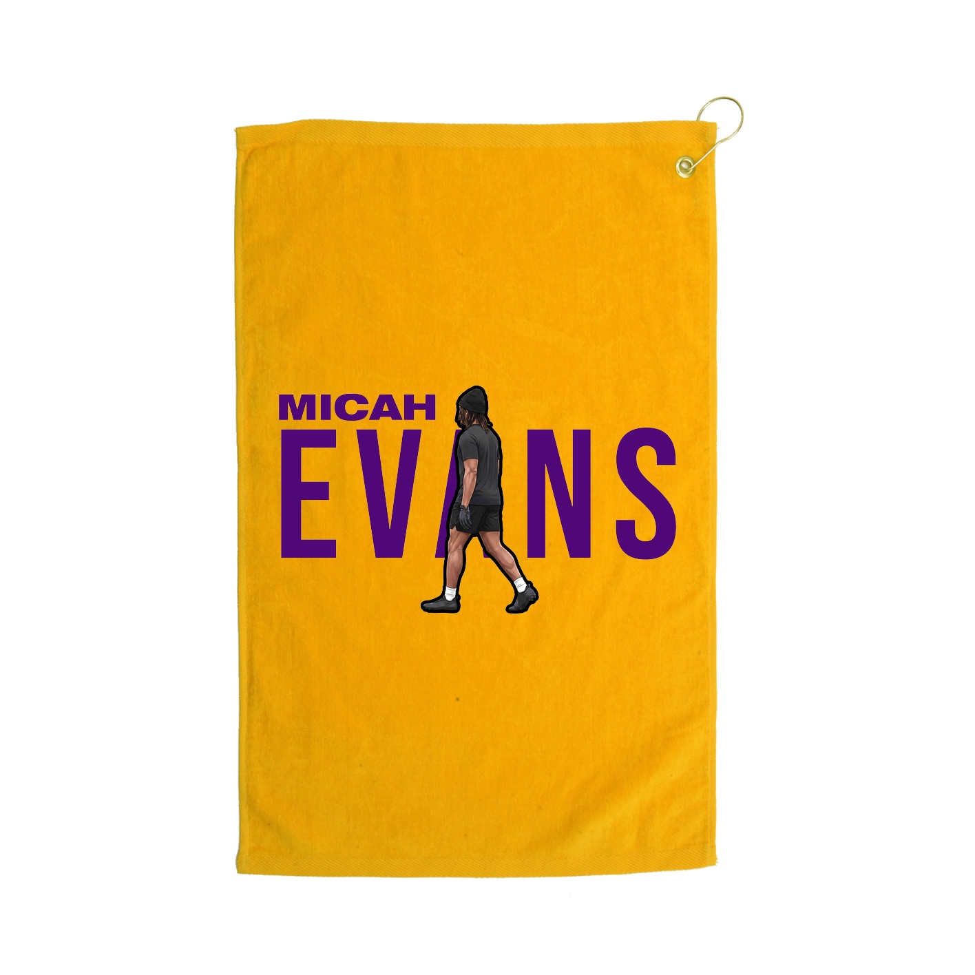 Golf Towel — Player Name in Gold