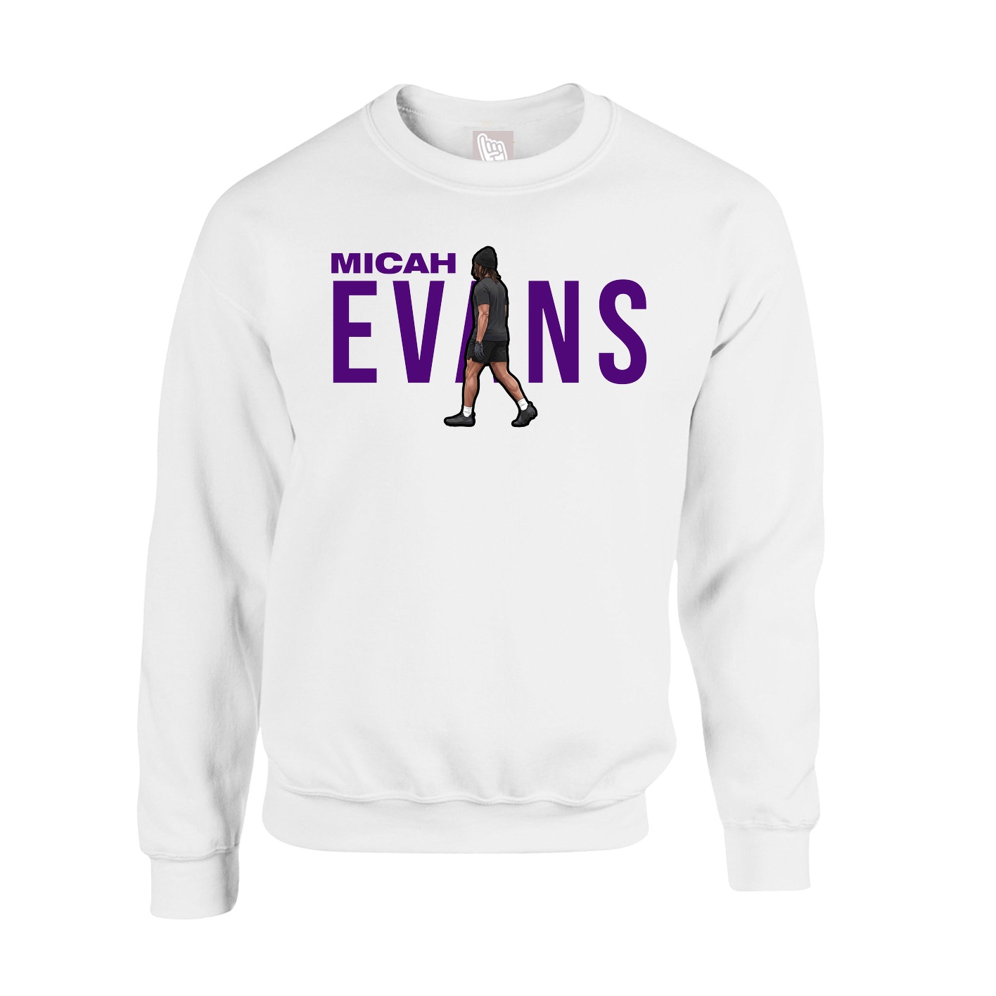 Fleece Crew — Player Name in White