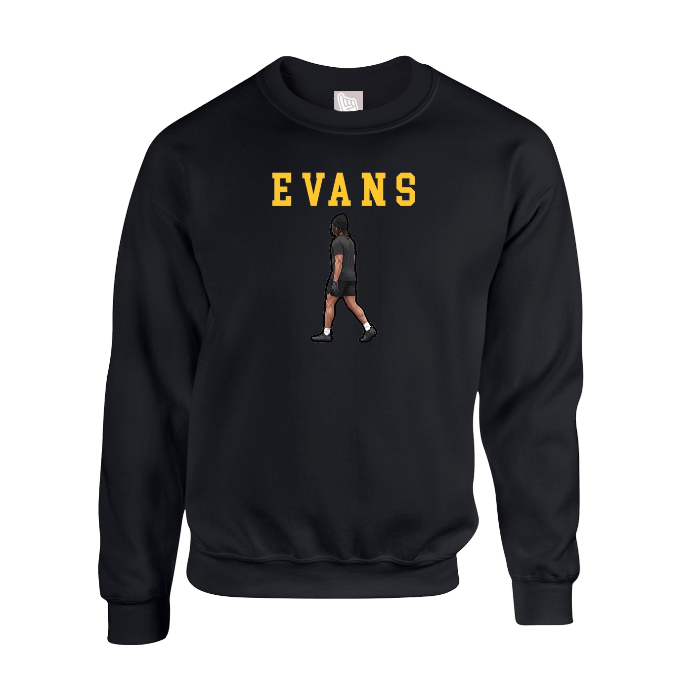 Fleece Crew — Shirsey in Black