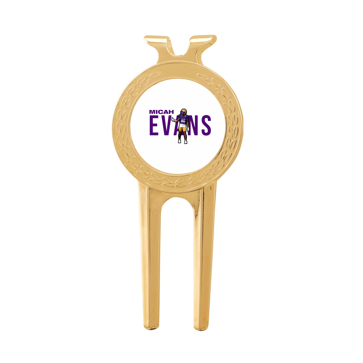 Divot Tool with Ball Marker — Player Name in Classic