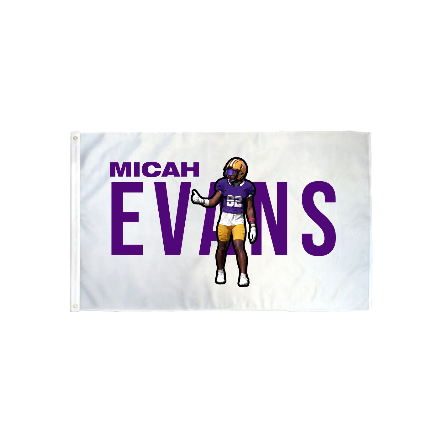 3x5 Flag — Player Name in Classic