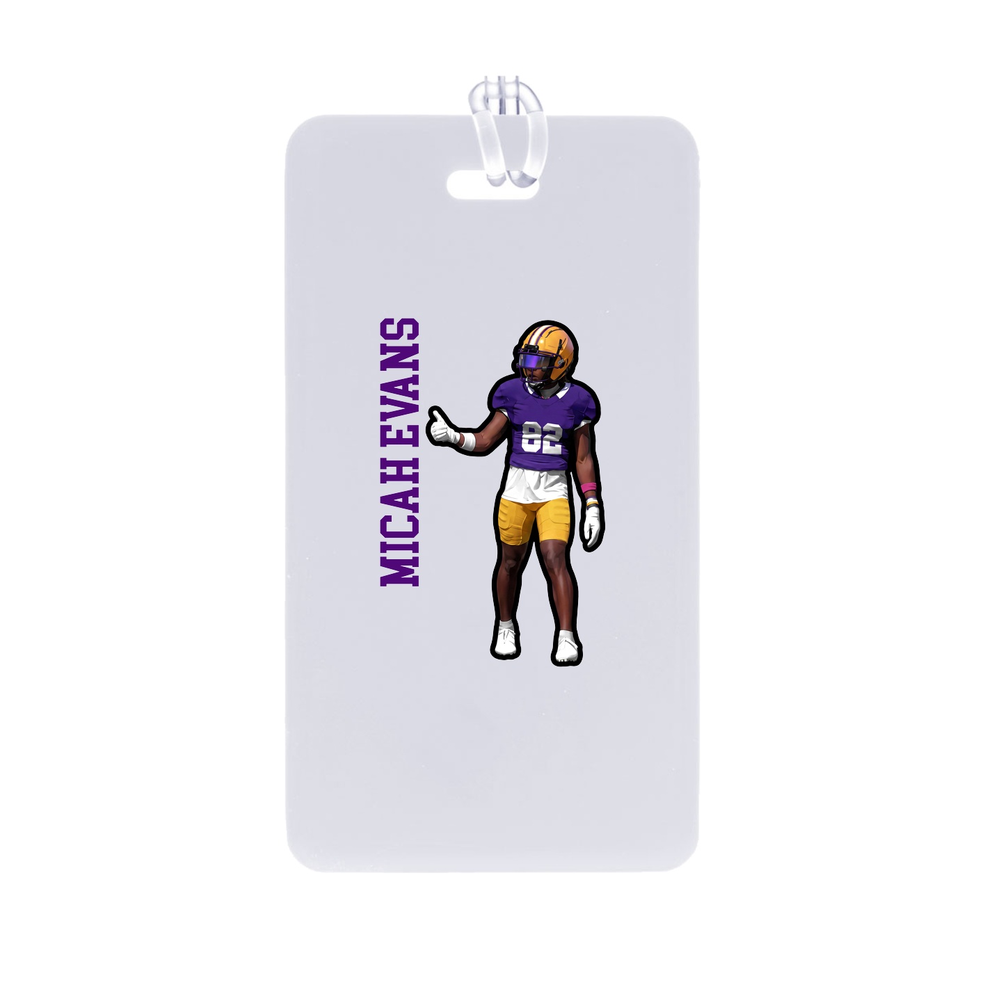 Bag Tag — Name Vertical in Classic